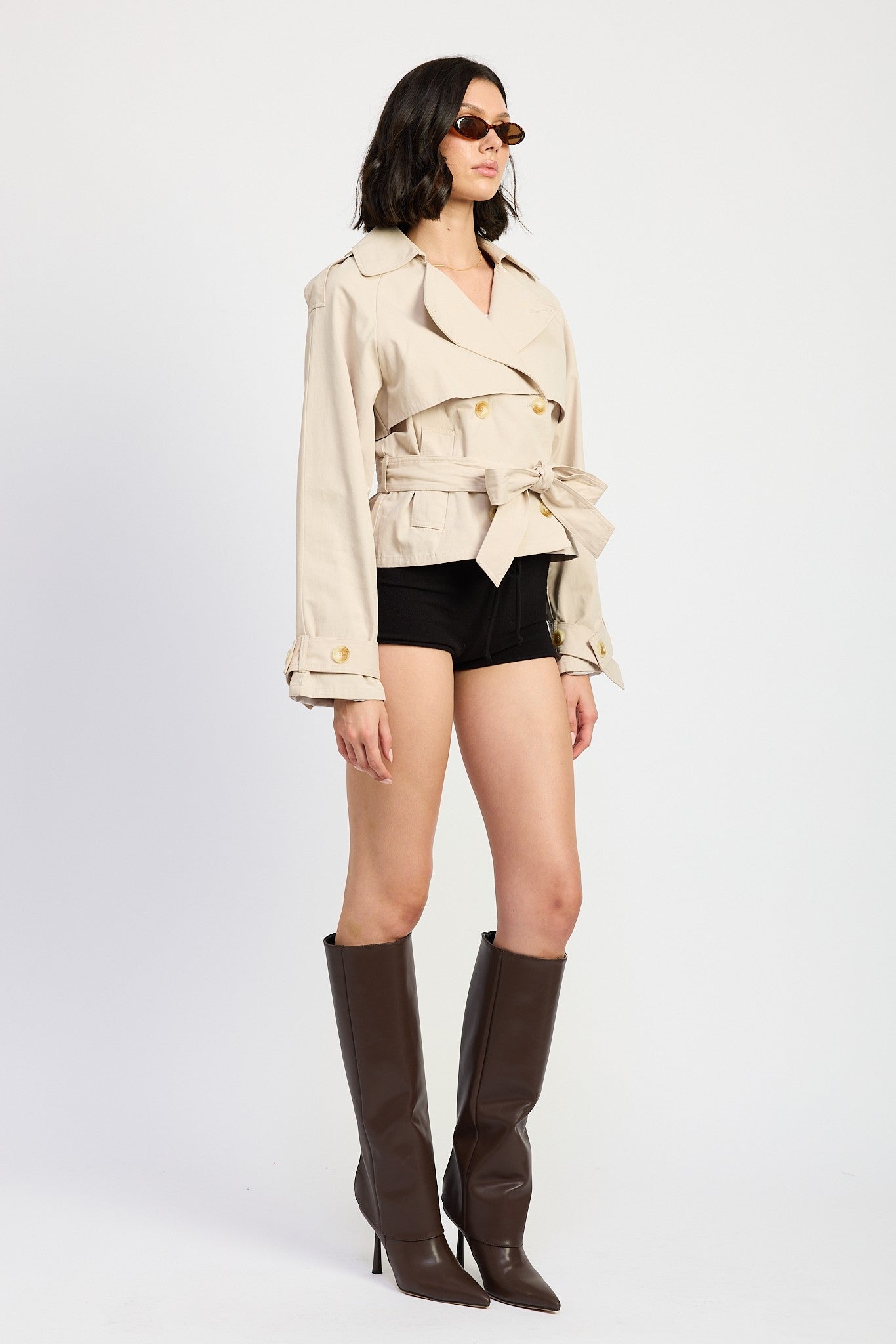 Kenny Cropped Trench