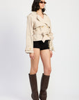 Kenny Cropped Trench