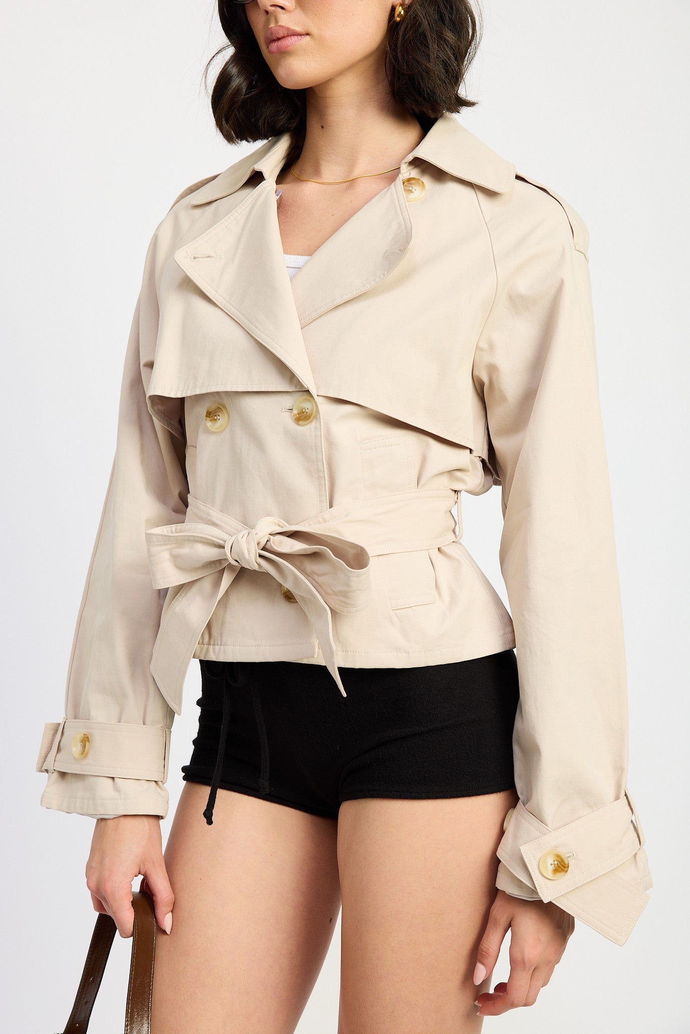 Kenny Cropped Trench