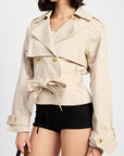 Kenny Cropped Trench