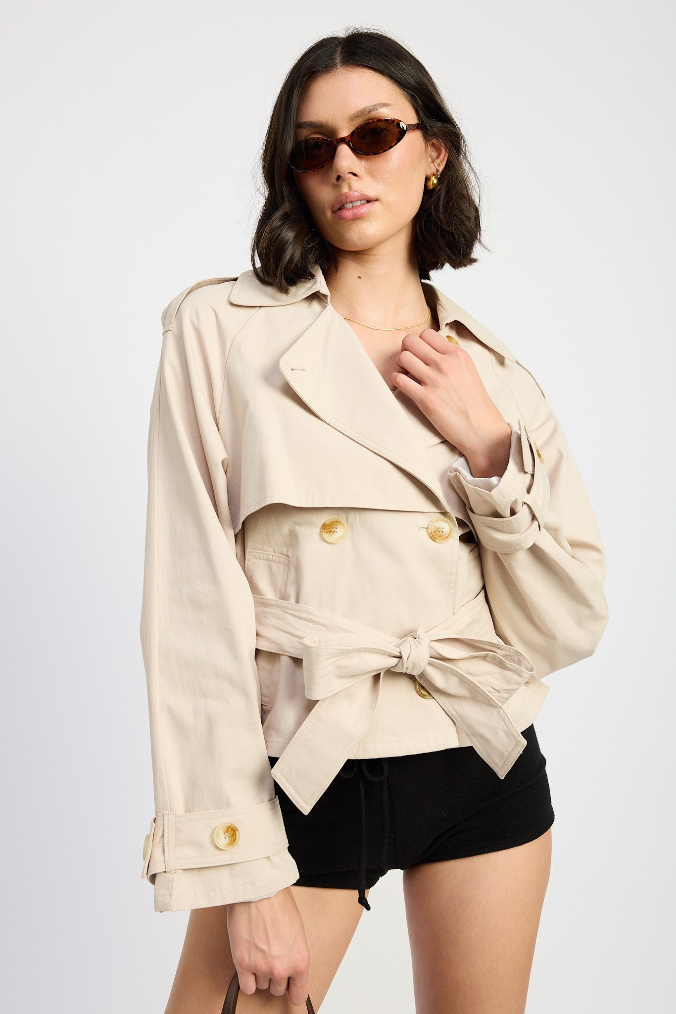 Kenny Cropped Trench