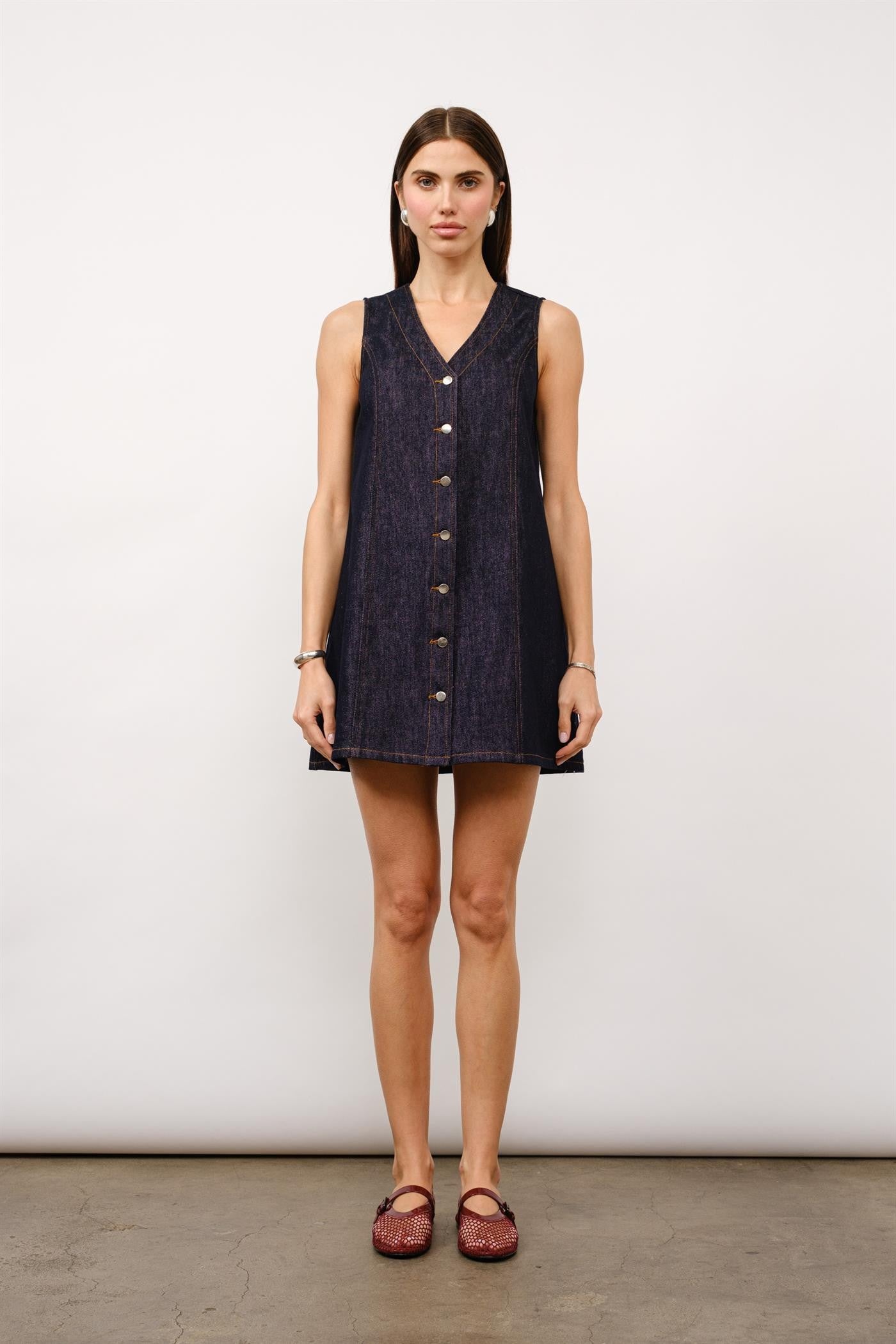 Marigold Denim Shift Dress