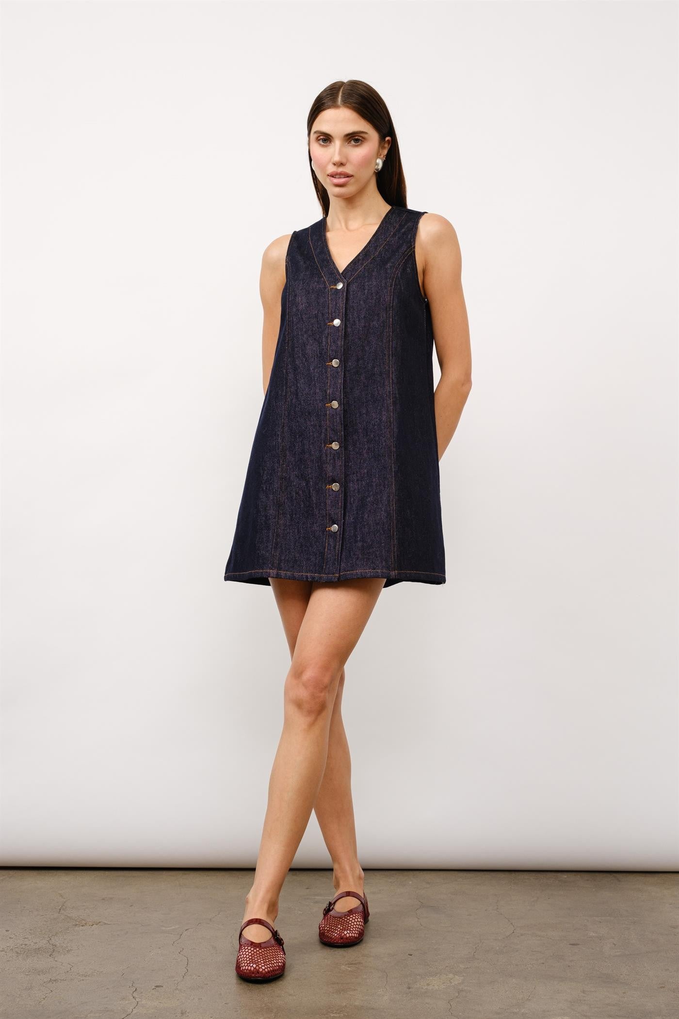 Marigold Denim Shift Dress