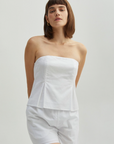 Courtney Linen Tube Top