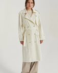 Jaylene Denim Trench Coat