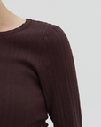 Drea Long Sleeve Ribbed Top