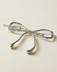 Metal Bow Barrette