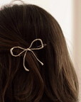 Metal Bow Barrette