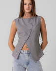 Calliope Asymmetric Vest Top