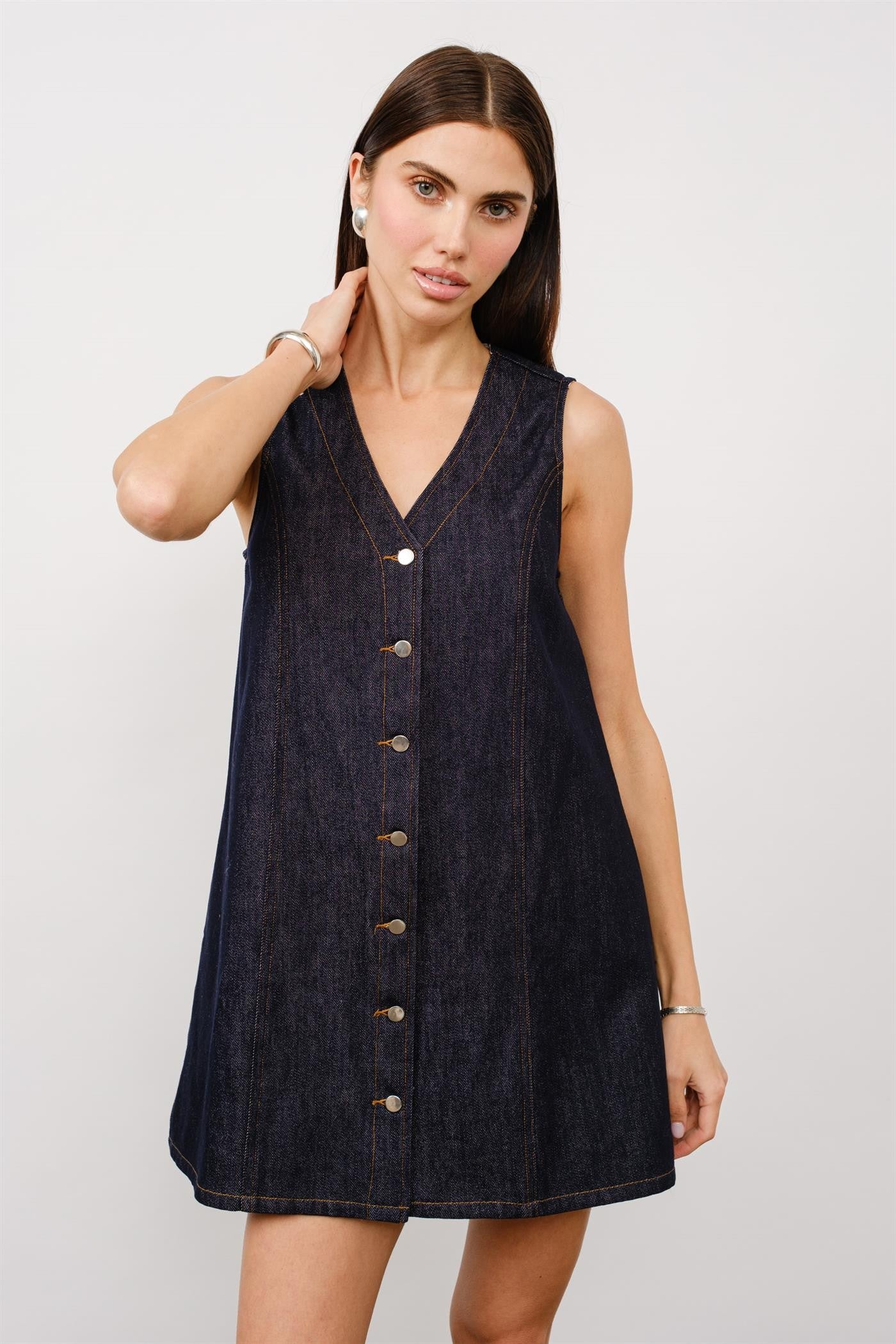 Marigold Denim Shift Dress