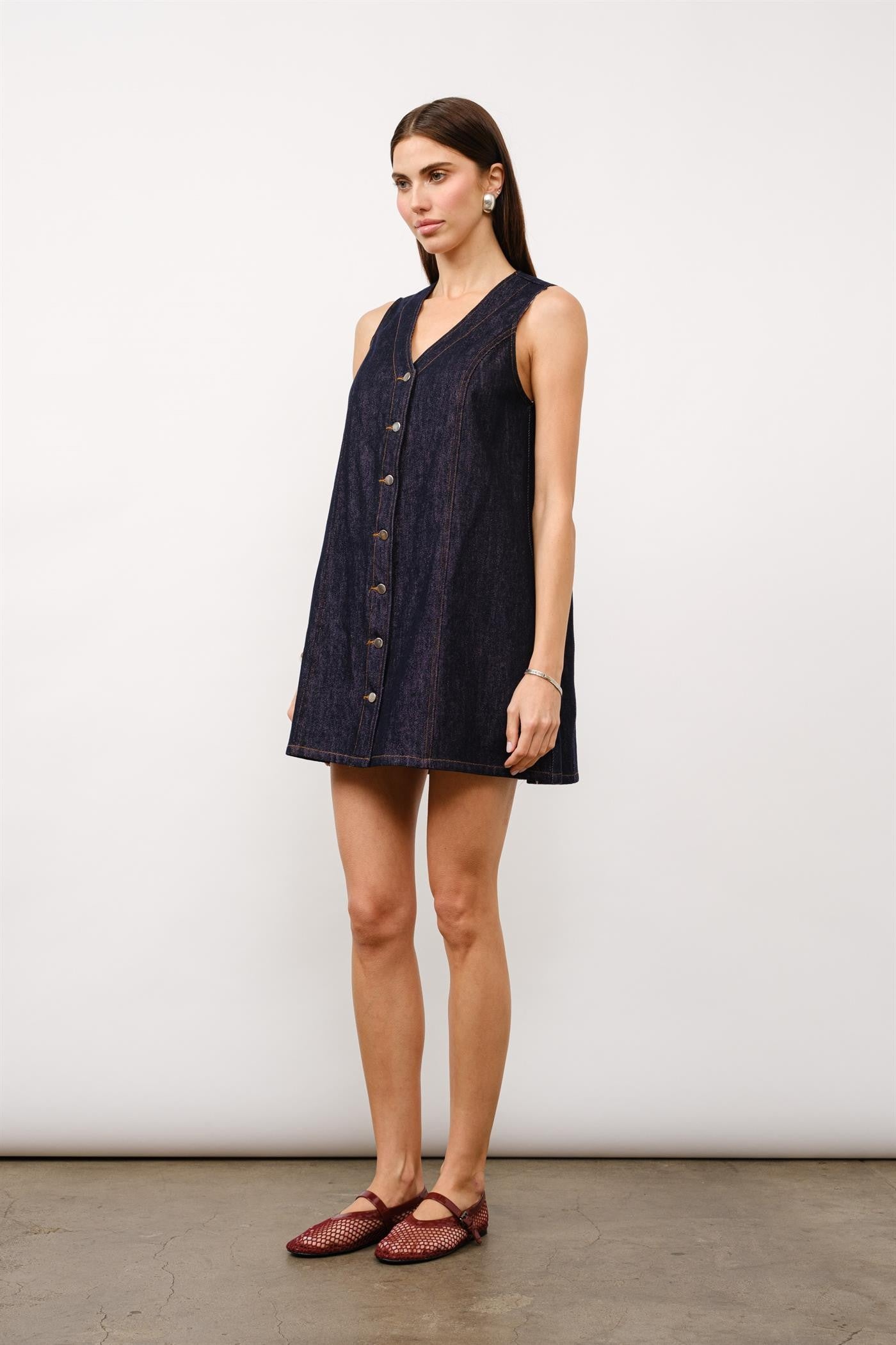 Marigold Denim Shift Dress