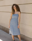 Sofia Linen Midi Dress