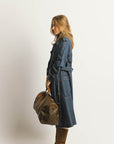 Jaylene Denim Trench Coat