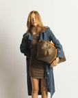 Jaylene Denim Trench Coat